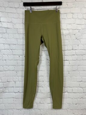 Lululemon Wunder Under High-Rise Tight 28" Full-On Luxtreme Bronze Green size 8